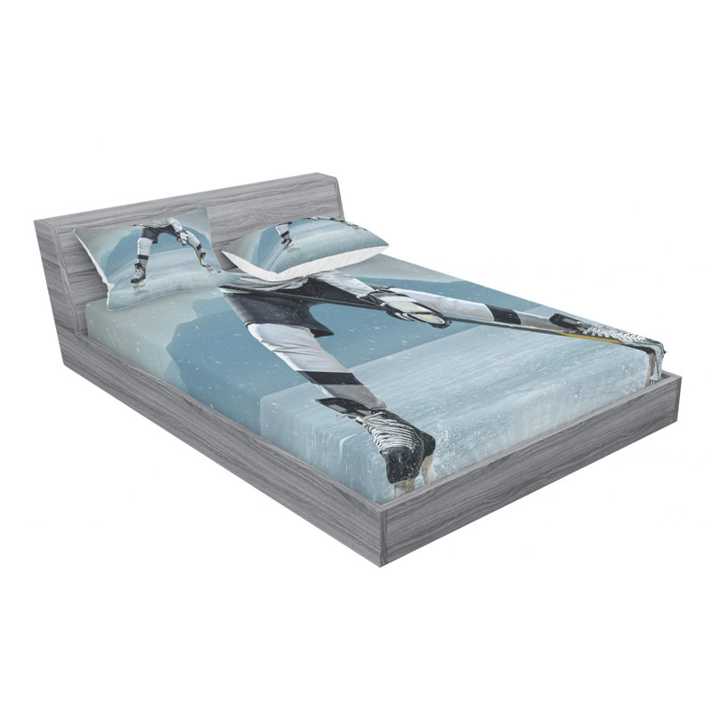 Microfiber Sheet Set, Queen Sheet Set + Fitted Sheet + 2 Pillowcases