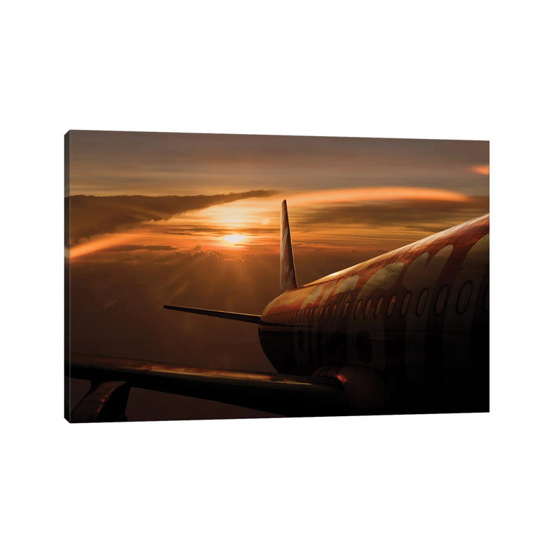 Out Of The Flight by Ekkachai Khemkum - Wrapped Canvas Print