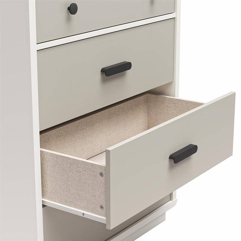 Grande commode en bois avec 5 tiroirs de rangement | Idée de cadeau
