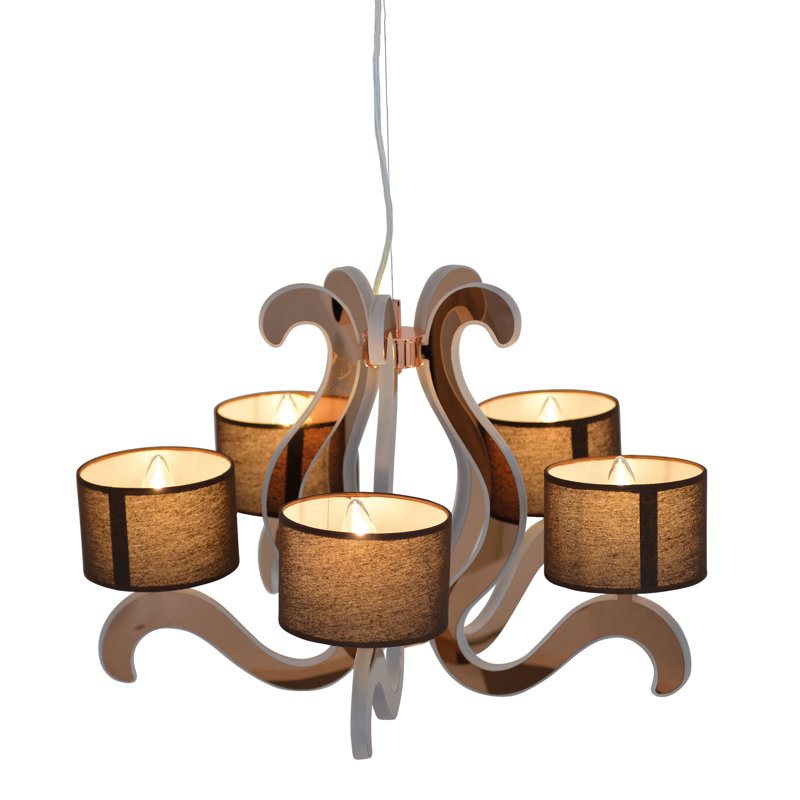 5 - Light Drum Chandelier LED Chandelier
