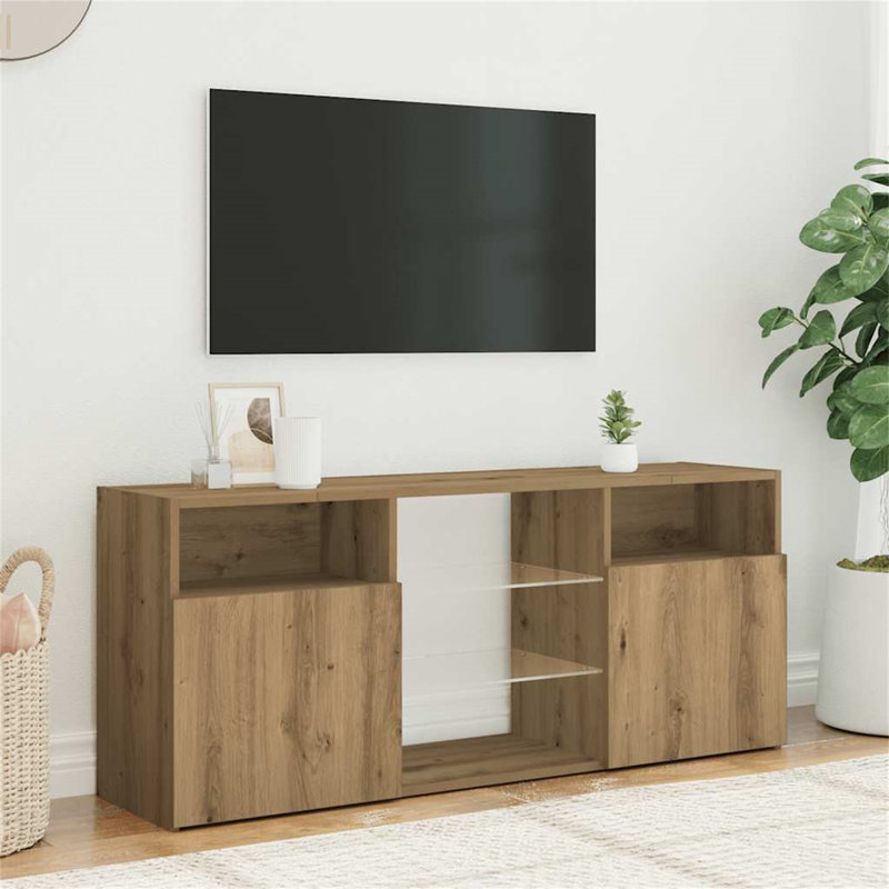 Delaryd Unfinished TV Stand for TVs up to 43", Brown