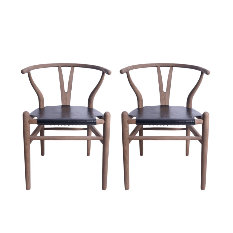 Ensemble de 2 chaises d'appoint Arrion, Noir