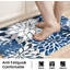 Ensemble de 2 tapis de cuisine coussinés anti-fatigue gris-gris / 17,3 po x 30 po + 17,3 po x 47 po -0,4 po