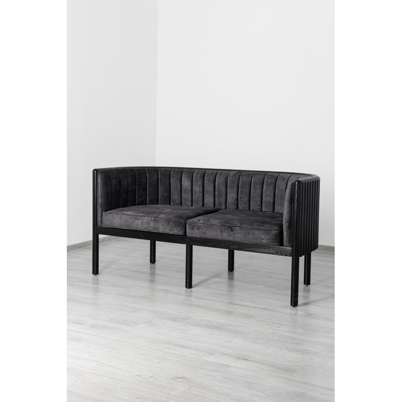 Alton Loveseat, Gray, Black