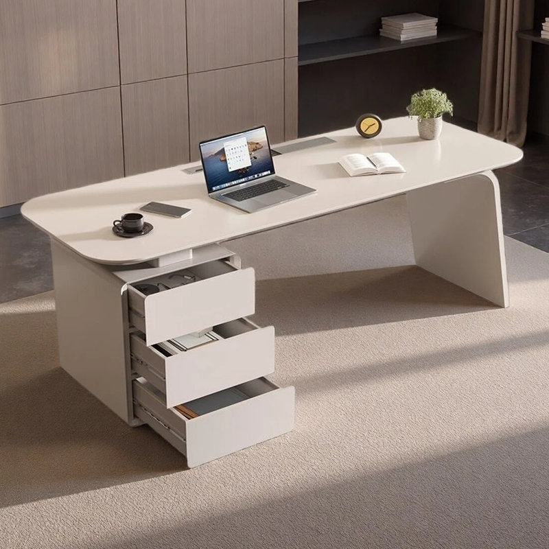 Bureau simple et moderne, H 29,53 po x l 70,87 po x P 23,62 po