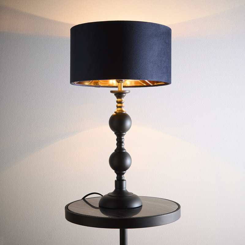 Arjina Metal Table Lamp, Navy