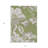 3' X 5' Olive Green Taupe And Beige Floral Washable Indoor Outdoor Area Rug