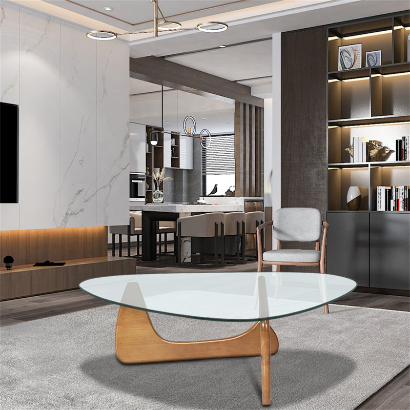 Table basse Home Modern, Noyer