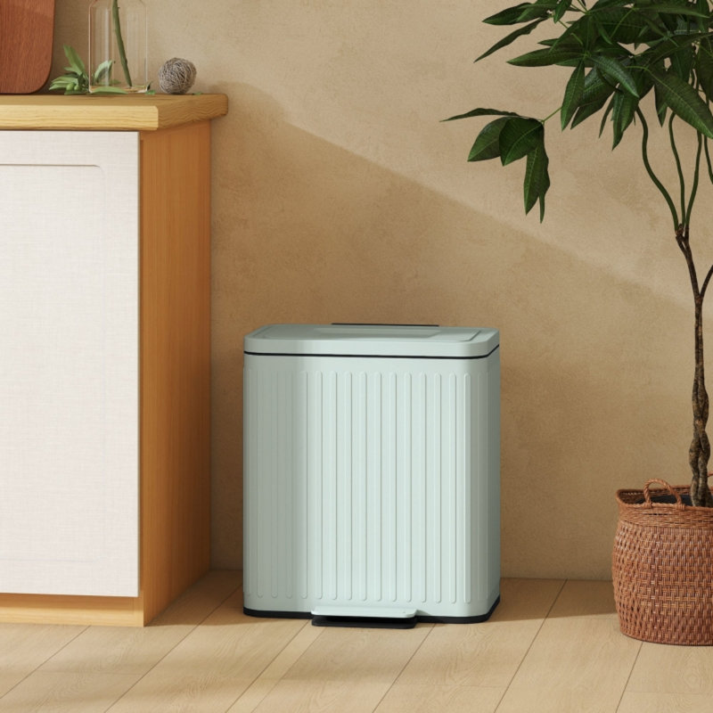 Metal Kitchen Trash Can