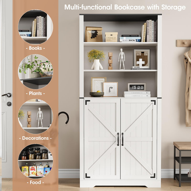 5-Tier Tall Open Display Shelves