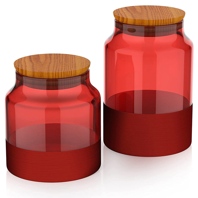 Glass Jar - Set of 2