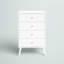 Commode à 4 tiroirs de 26,5 po de largeur Breux-1522145080
