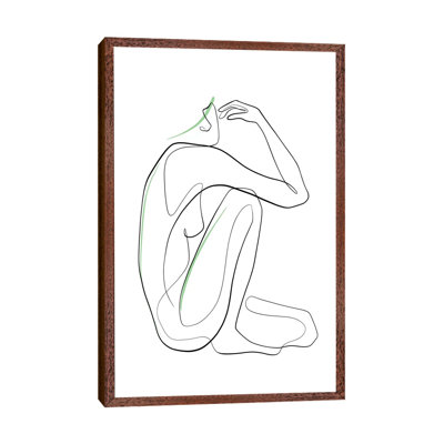 Woman Nude I 1 Piece Wall Art on Canvas
