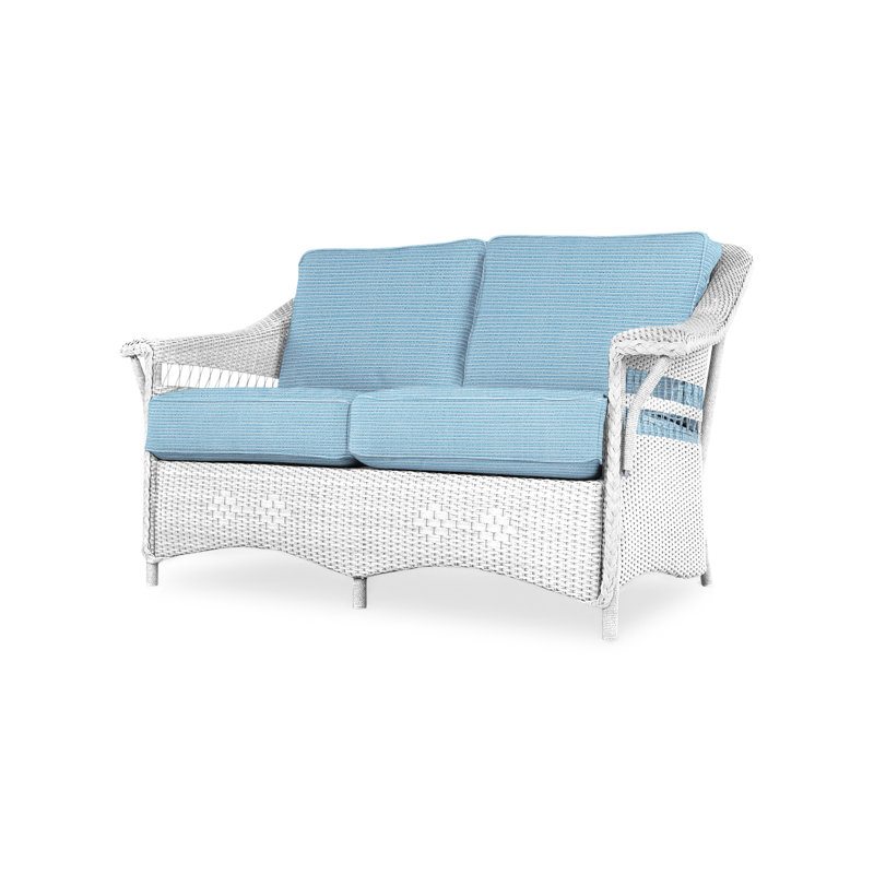 Nantucket Outdoor 2 - Seat, White, Sandberg Navy