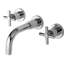East Linear Wall Mount Bathroom Faucet-379859653