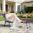 Portable Tanning Chair, Folding Outdoor Chaise Lounge With Adjustable Backrest And Comfortable Fabric