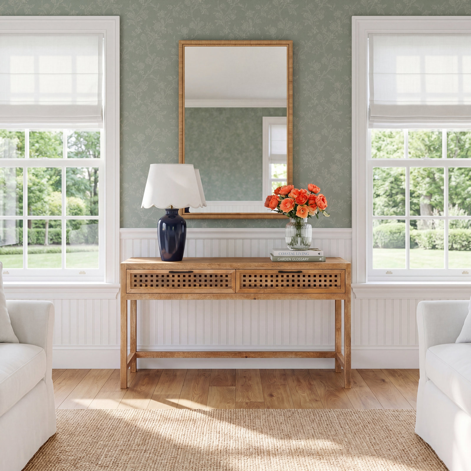 Amareon 60'' Solid Wood Console Table