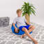 Fauteuil à billes pour enfants, adolescents et adultes - Rempli de perles souples, comprend une housse amovible et lavable à la machine - Plusieurs couleurs, tailles et tissus, y compris nylon doux et toile avec motifs-1446479214-1444406163