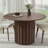 Solid Wood Dining Table Round Pedestal Kitchen Table-137385669-137385659