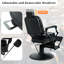 Fauteuil de coiffeur inclinable rétro robuste