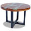 Table basse avec finition laquée, faite à la main, 23,6 po x 15,8 po, bois de teck massif, multicolore