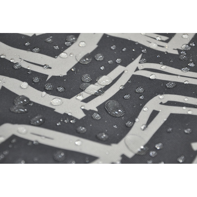Lit d'extérieur à chevrons pour animaux, Petit (l 20,5 po x P 28 po x H 7,9 po), Noir