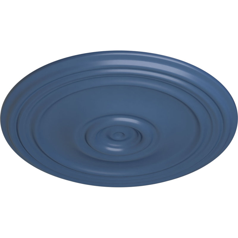 Médaillon de plafond Endurathane Reece, DE 21 po x P 1 1/4 po (pour toiles jusqu'à 6 3/4 po), finition Americana peinte à la main