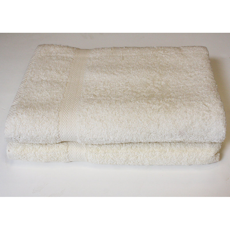 Kylan Plush Bath Sheet, Ecru