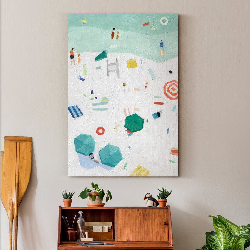 Plage, reproduction d’art sur toile, H 36 po x l 24 po x P 1 po