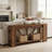 70.9" Farmhouse Console Table, 2-Tier Entryway Table with Storage, Narrow Sofa Table for Hallway, Foyer and Living Room-1101470755