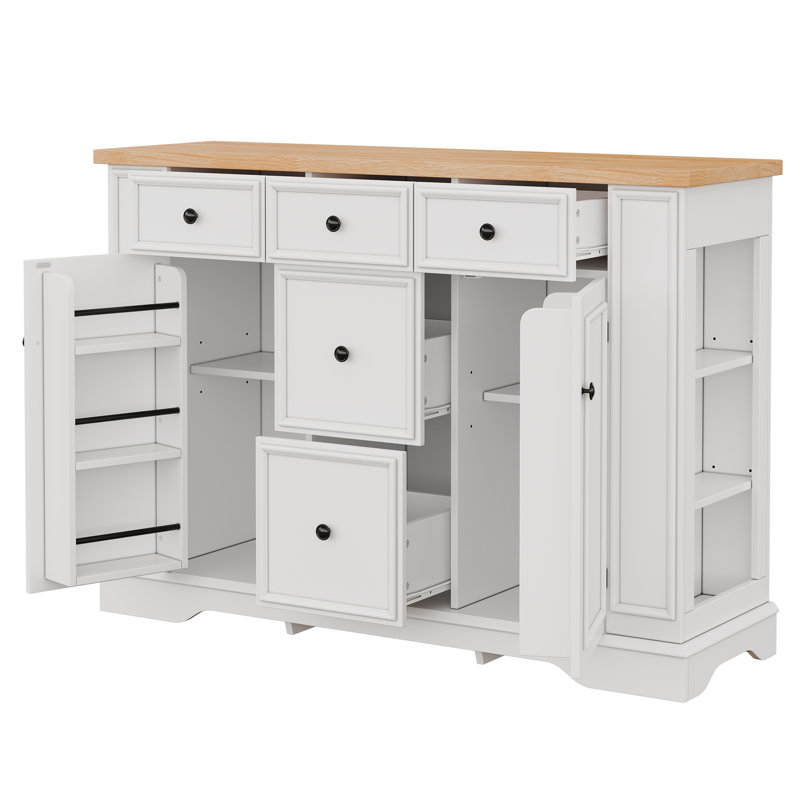 51.2'' Sideboard, Blanc