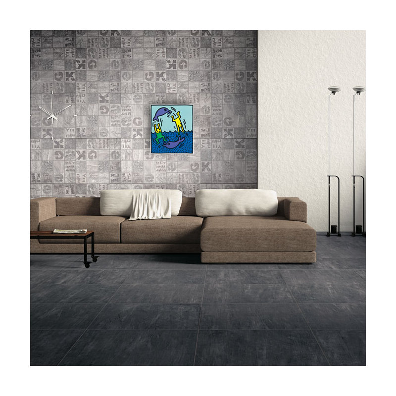 Haring - No Frame Print on Wood