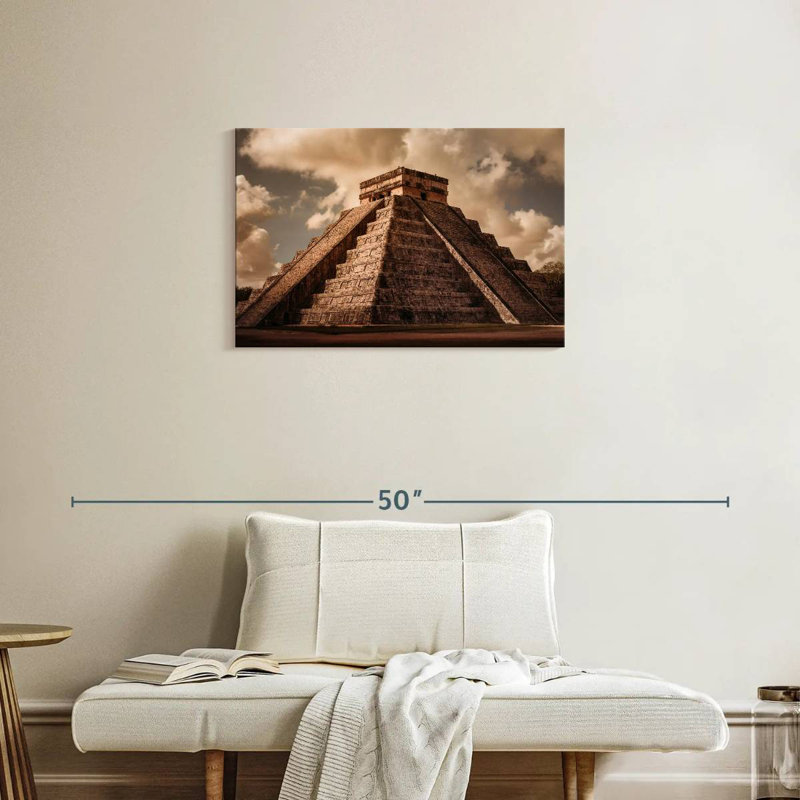 Pyramide Adella de Kukulcan, H 20 po x l 30 po