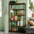 Suva Bookshelves And Bookcases 6-shelf Etagere Bookcase, Industrial Open Display Shelves Geometric Bookcase With Sturdy Metal Frame-682289968