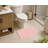 Checkered Absorbent Non-Skid Rectangular Toilet Mat