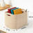Woven Cotton Rope Storage Baskets, Set Of 3 Multi-Purpose Organizer Bins For Shelves In Living Room, Bedroom, Or Nursery, Handwoven And Foldable For Easy Storage-1417154136