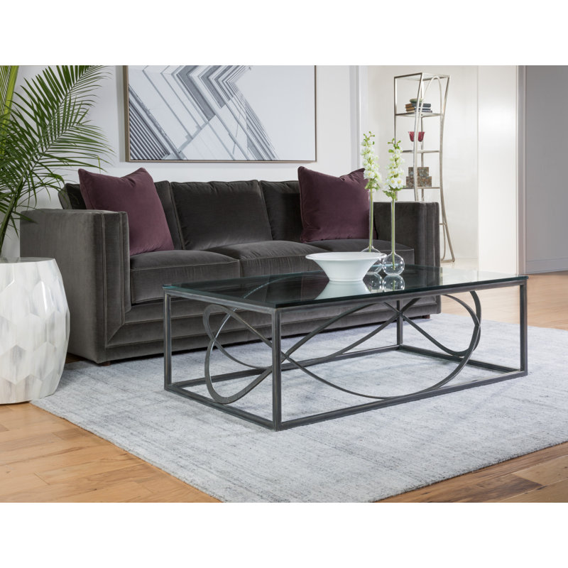 Metal Designs Ellipse Cocktail Table, Light Silver