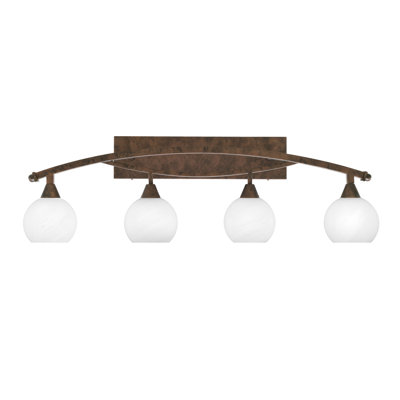 Bow 4 Light Bath Bar