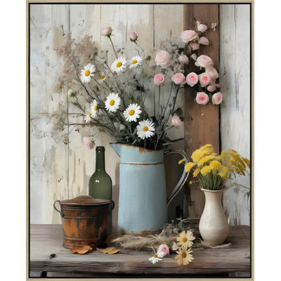 Art mural sur toile Timeless Petals II