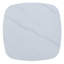 Aspen Gloss White Sintered Stone Square Table with 4 Plastic Curve Chairs - Modern Dining Set-573363686