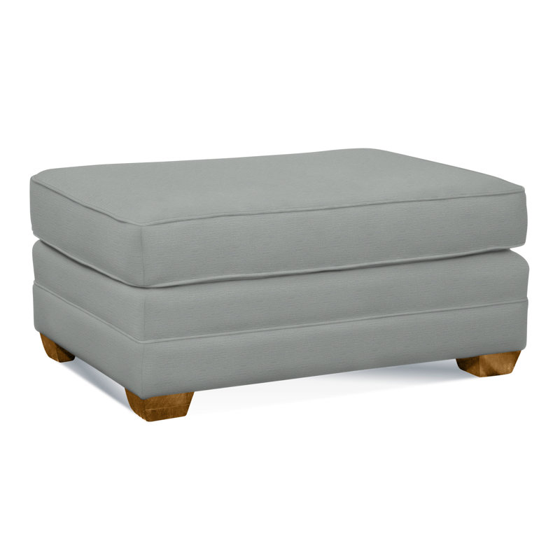 Bedford Ottoman, Ivory Crypton Performance; 0886-91, Havana