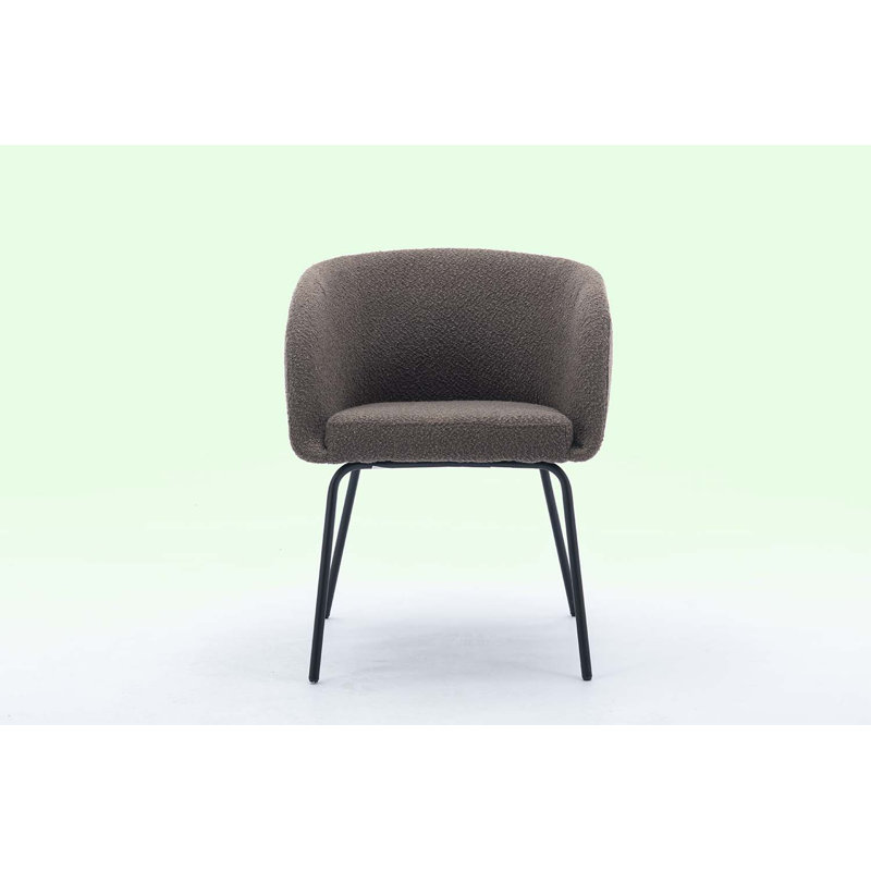 Fauteuil de 25,2 po de large Kendle, Tissu brun foncé