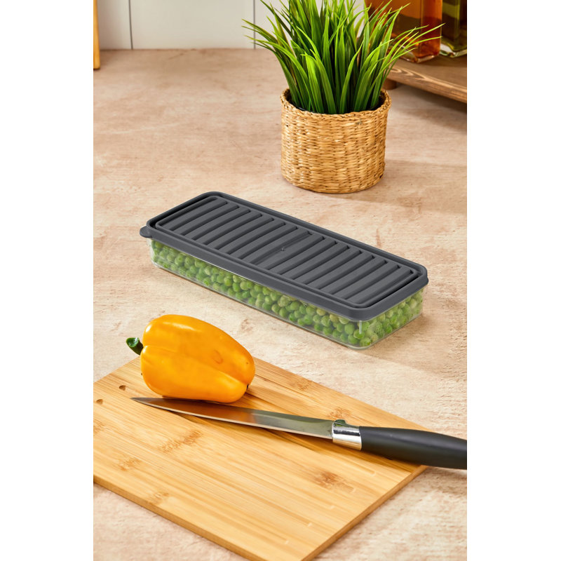Stylish Storage Box Set (4 Pieces), 10.4 x 2.0 x 4.1 inches | 100% Durable Plastic, Dishwasher-Safe | Ideal for Organizing Home, Office, Kitchen, and Crafts | Versatile and Space-Saving Design