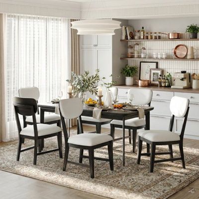 Upholstered Solid Wood Dining Chair