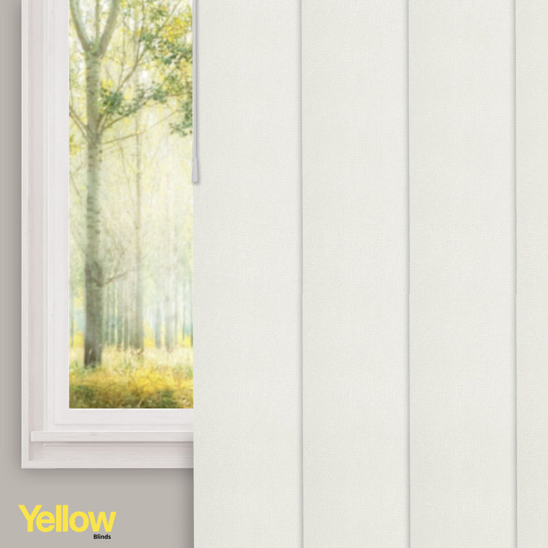 Adjustable Vertical Sliding Panel Track Blinds, Melrose Silver