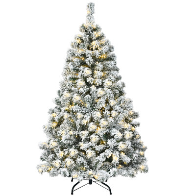 4.43' H Lighted Artificial Fir Christmas Tree