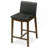 Shannon Counter Chair In Black Vegan Leather-489673725