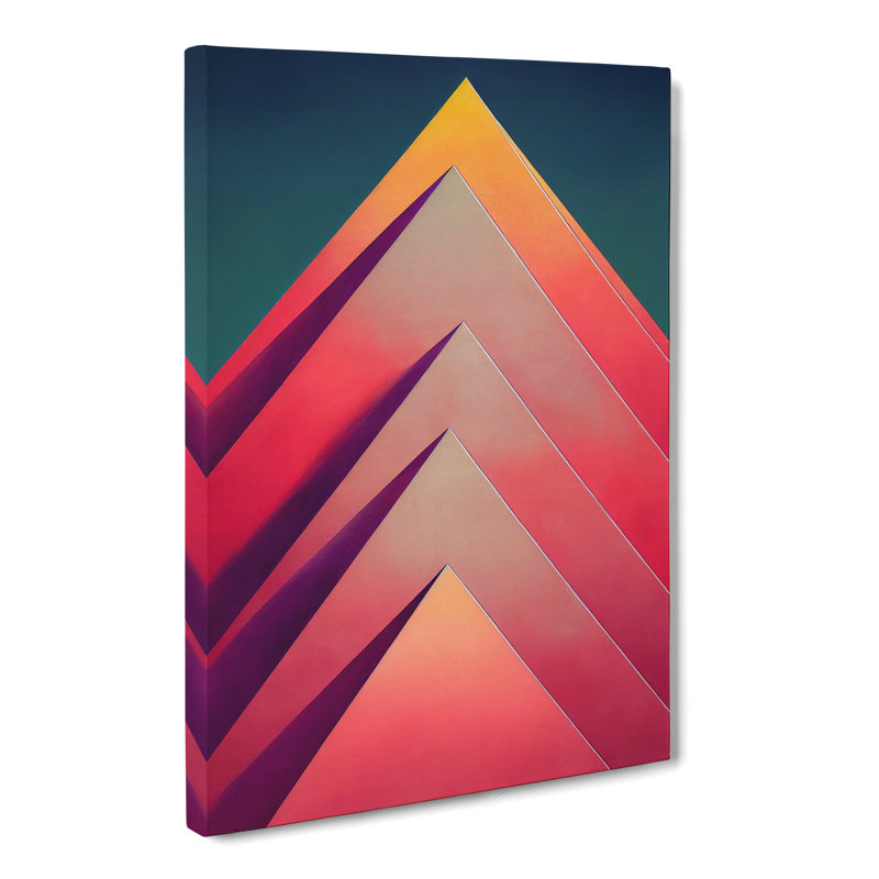 Arianys Pyramids Abstract Vol.2 - Wrapped Canvas, 60cm H x 40cm W