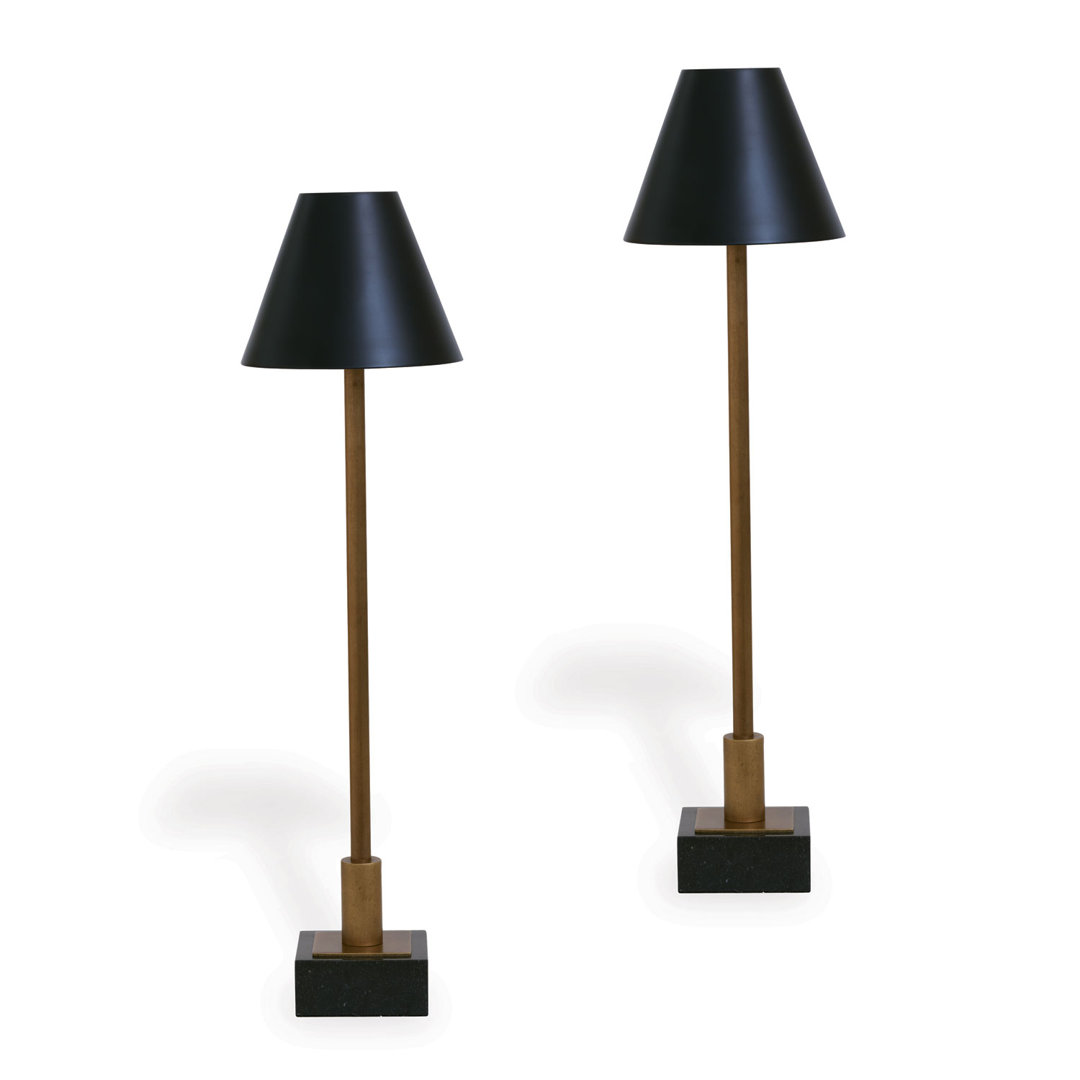 Marais 29" Buffet Table Lamp Set (Set of 2) Port 68 Base 