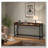 Industrial Extra Long Console Table with Power Outlets USB Ports